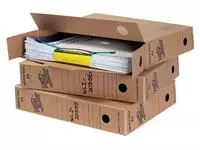 Een Archiefdoos Loeff's Space Box 4550 A4 320x240x60mm koop je bij Van Leeuwen Boeken- en kantoorartikelen