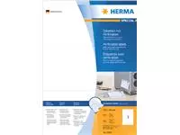 Een Etiket HERMA 4664 210x99mm geperforeerd wit 300stuks koop je bij KantoorProfi België BV