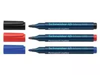 Een Viltstift Schneider Maxx 130 rond 1-3mm blauw koop je bij EconOffice