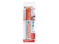 Een Viltstift edding 800 schuin 4-12mm rood blister à 1 stuk koop je bij Klik Office BV