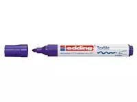 Een Viltstift edding 4500 textiel rond 2-3mm violet koop je bij Goedkope Kantoorbenodigdheden