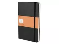 Een Notitieboek Moleskine large 130x210mm lijn hard cover zwart koop je bij Van Leeuwen Boeken- en kantoorartikelen