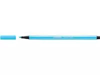 Een Viltstift STABILO Pen 68/031 medium neon blauw koop je bij NiceSupplies.nl