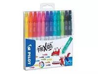 Een Viltstift PILOT friXion Colors medium assorti etui à 12 stuks koop je bij Tonerinktshop