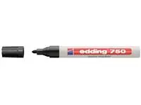 Een Viltstift edding 750 lakmarker rond 2-4mm zwart koop je bij EconOffice