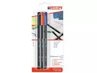 Buy your Fineliner edding 1200 001-003 fijn assorti blister à 3 stuks at QuickOffice BV