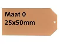 Een Label HF2 nr0 200gr 25x50mm chamois 1000stuks koop je bij KantoorProfi België BV