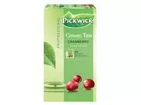 Een Thee Pickwick green cranberry 25x1.5gr koop je bij Van Leeuwen Boeken- en kantoorartikelen