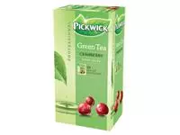 Een Thee Pickwick green cranberry 25x1.5gr koop je bij Totaal Kantoor Goeree