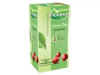 Een Thee Pickwick green cranberry 25x1.5gr koop je bij MV Kantoortechniek B.V.