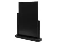 Een Krijtbord Securit 21x28x7cm zwart hout koop je bij Van Leeuwen Boeken- en kantoorartikelen