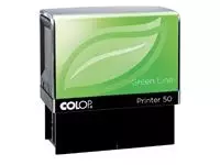 Een Tekststempel Colop 20 green line personaliseerbaar 4regels 38x14mm koop je bij Goedkope Kantoorbenodigdheden
