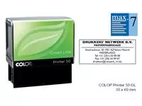 Een Tekststempel Colop 50 green line personaliseerbaar 7regels 69x30mm koop je bij EconOffice