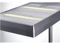 Een Vloerlamp Hansa led Maxlight aluminium koop je bij EconOffice