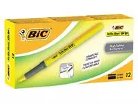 Markeerstift Bic brite liner grip geel