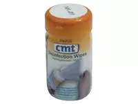 Een Desinfectiedoekjes CMT pot à 200 stuks koop je bij Van Hoye Kantoor BV
