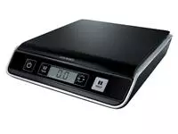 Een Pakketweger Dymo M5 digitaal tot 5000 gram zwart koop je bij Van Leeuwen Boeken- en kantoorartikelen