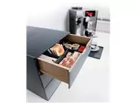 Een Coffee Point Box Durable 3385-58 antraciet-lichtgrijs koop je bij Van Leeuwen Boeken- en kantoorartikelen