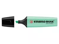 Een Markeerstift STABILO BOSS Original 70/116 pastel groen koop je bij Goedkope Kantoorbenodigdheden