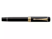 Een Vulpen Parker Duofold Classic black 18k GT medium koop je bij KantoorProfi België BV