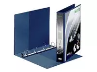 Een Presentatieringband Leitz SoftClick A4 Maxi 4-rings D-mech 30mm blauw koop je bij Klik Office BV