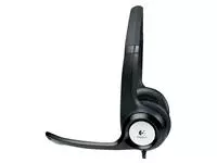 Een Headset Logitech H390 Over Ear zwart koop je bij Goedkope Kantoorbenodigdheden