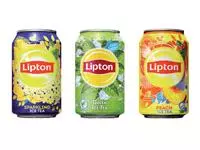 Een Frisdrank Lipton Ice Tea sparkling blik 330ml koop je bij EconOffice