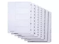 Een Tabbladen Quantore 4-gaats 1-12 genummerd wit karton koop je bij KantoorProfi België BV