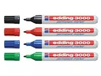 Een Viltstift edding 3000 rond 1.5-3mm assorti blister à 4 stuks koop je bij EconOffice
