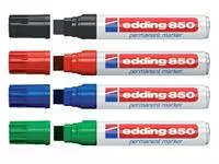 Een Viltstift edding 850 blok 5-16mm rood koop je bij EconOffice