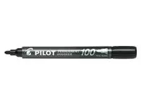 Viltstift PILOT 100 rond fijn zwart doos à 15+5 gratis