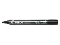 Een Viltstift PILOT 100 rond fijn zwart doos à 15+5 gratis koop je bij Tonerinktshop