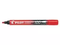 Een Viltstift PILOT 100 rond fijn rood koop je bij The Cartridge Company