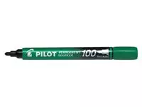 Een Viltstift PILOT 100 rond fijn groen koop je bij Tonerinktshop