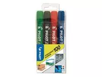 Buy your Viltstift PILOT 100 rond fijn assorti blister à 4 stuks at QuickOffice BV