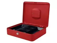 Een Coffret caisse Pavo 300x240x90mm rouge koop je bij QuickOffice BV