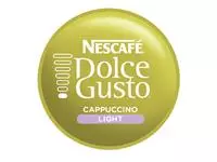 Een Koffiecups Dolce Gusto Cappuccino light 16 stuks voor 8 kopjes koop je bij MV Kantoortechniek B.V.