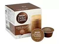 Een Koffiecups Dolce Gusto Cafe au Lait 16 stuks koop je bij Kantoorvakhandel van der Heijde