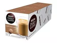Een Koffiecups Dolce Gusto Cafe au Lait 16 stuks koop je bij EconOffice