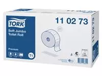 Een Toiletpapier Tork Jumbo T1 premium 2-laags 360m wit 110273 koop je bij MV Kantoortechniek B.V.