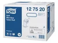 Een Toiletpapier Tork Mid-size T6 premium 2-laags 90m wit 127520 koop je bij L&N Partners voor Partners B.V.