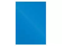 Een Voorblad Fellowes A4 Chromolux 250gr blauw 100stuks koop je bij Goedkope Kantoorbenodigdheden
