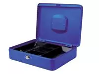 Een Coffret caisse Pavo 300x240x90mm bleu koop je bij QuickOffice BV