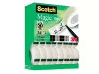 Een Plakband Scotch Magic 810 19mmx33m onzichtbaar mat 20+4 gratis koop je bij Klik Office BV