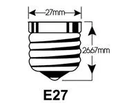Ledlamp Integral E27 2700K warm wit 4.5W 470lumen