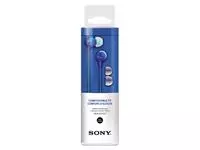 Een Oortelefoon Sony EX15LP basic blauw koop je bij Van Leeuwen Boeken- en kantoorartikelen
