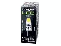 Een Ledlamp Integral GU4 4000K koel wit 101W 110lumen koop je bij Van Leeuwen Boeken- en kantoorartikelen