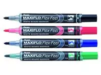 Een Viltstift Pentel MWL5SBF Maxiflo whiteboard rond 1.5-4.5mm rood koop je bij KantoorProfi België BV