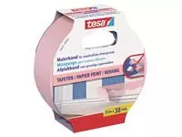 Afplaktape tesa® Professional sensitive 25mx38mm roze