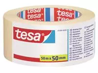 Afplaktape tesa® Economy 50mmx50m geel